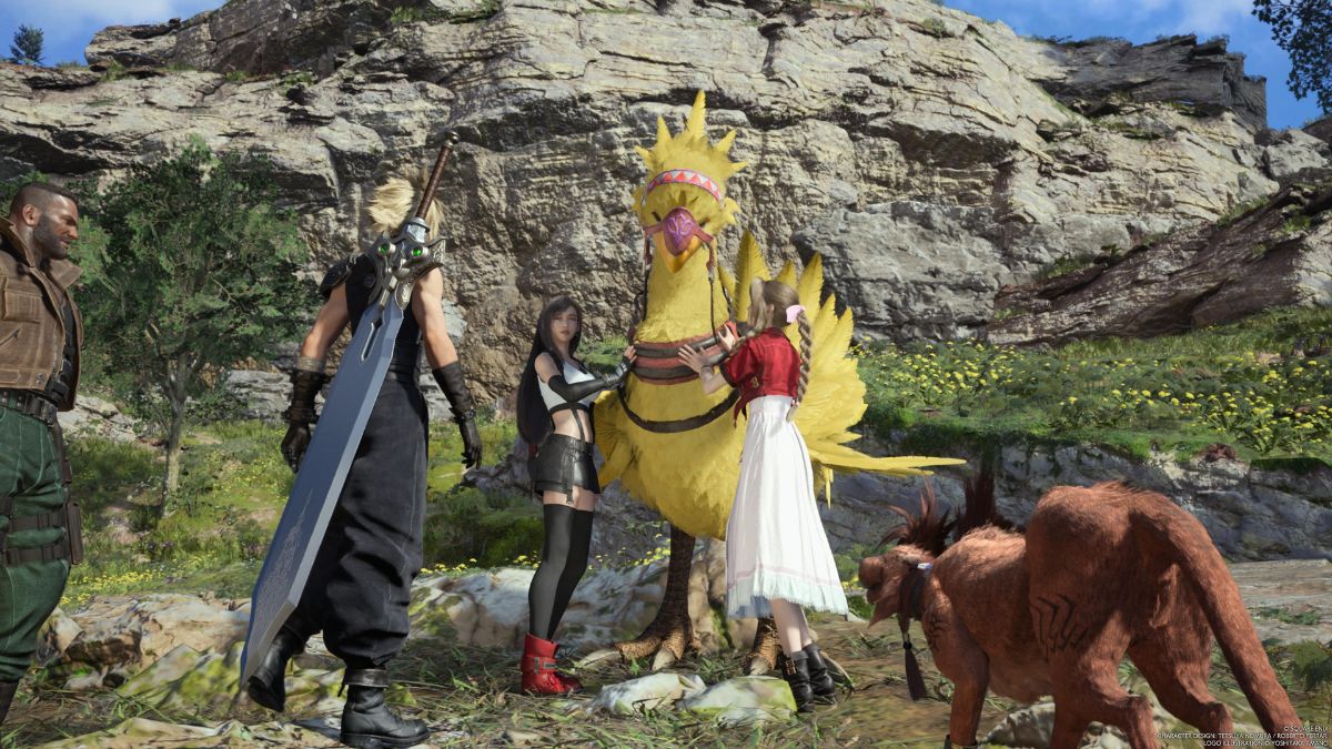 Screenshot of Piko the Chocobo in Final Fantasy 7 Rebirth.