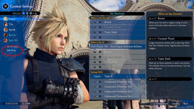 How to Change Your Party in Final Fantasy 7 Rebirth (FF7) - Prima Games