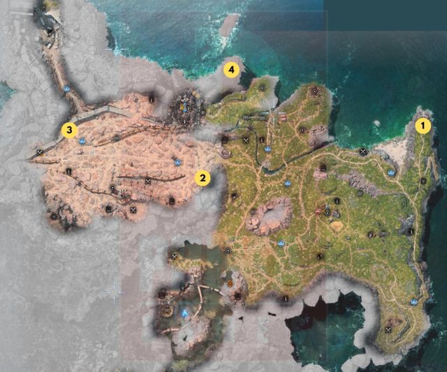 Image of the Grasslands Phenomenon Intel locations in Final Fantasy 7 Rebirth.