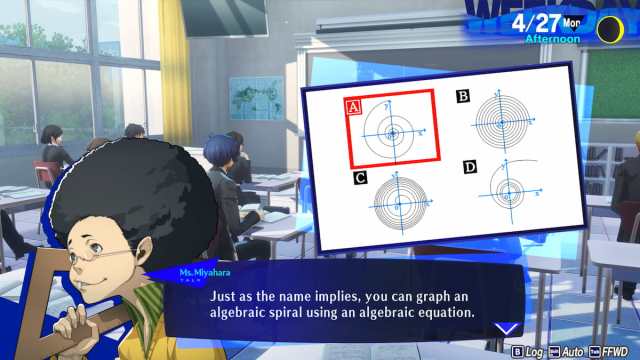 Persona 3 algebraic spiral answer