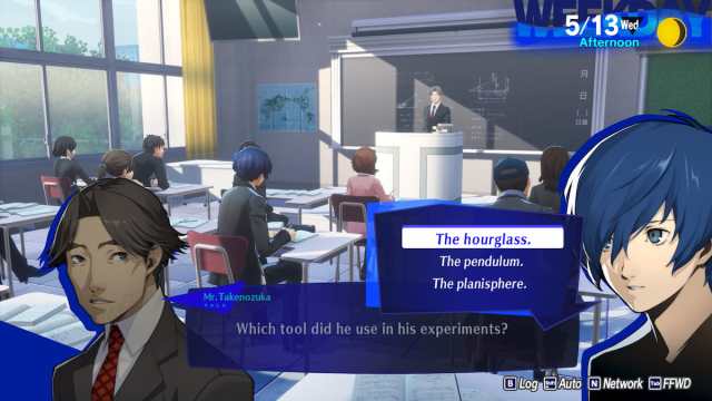 Persona 3 Reload Leon Foucault tool for experiments answer