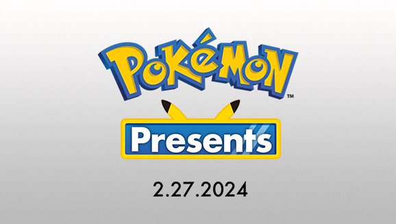 An image of the Pokemon Presents logo with the date 2.27.2024 underneath.