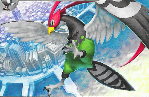 Official Pokémon TCG art of Unfezant.