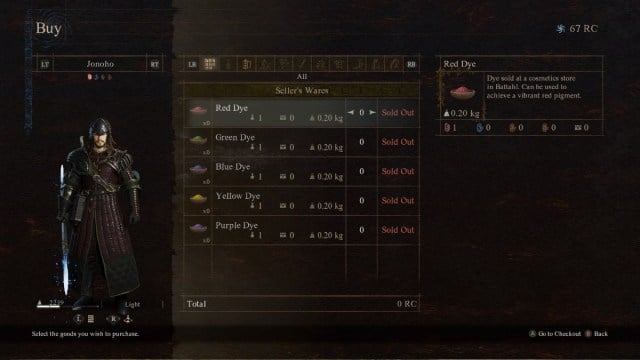 All available Hair Dyes in Dragon's Dogma 2