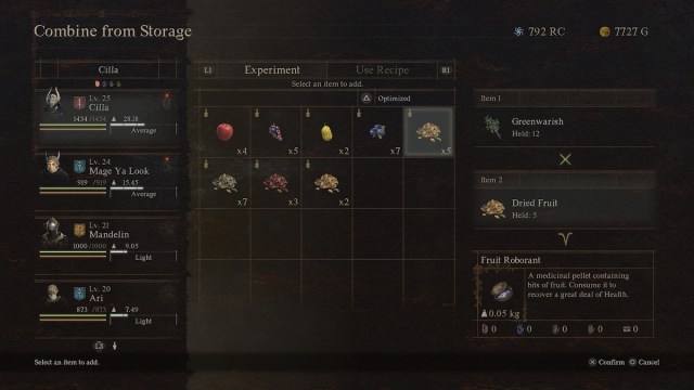 Dragons Dogma 2 Item Combine