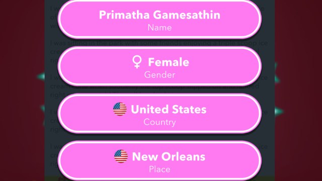Being born in New Orleans in BitLife