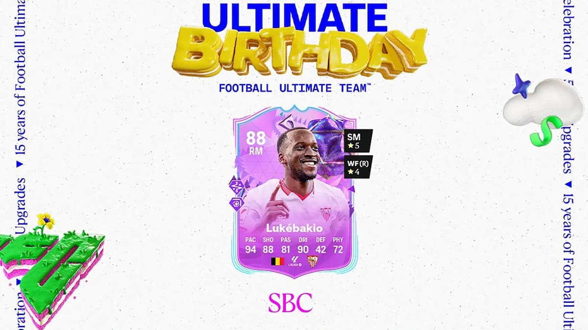 EA FC 24 Dodi Lukebakio Ultimate Birthday SBC