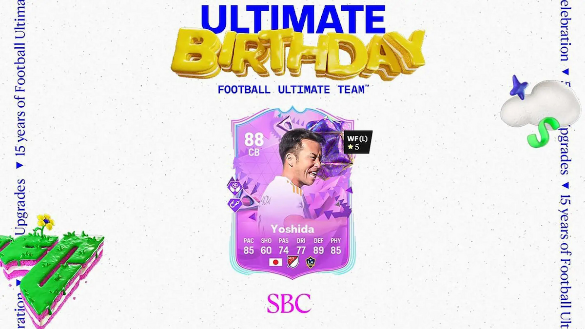 EA FC 24 Maya Yoshida Ultimate Birthday SBC
