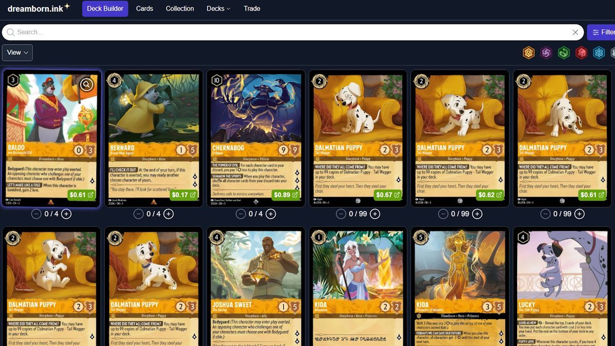 Best Disney Lorcana Deck Builder to Use - Prima Games