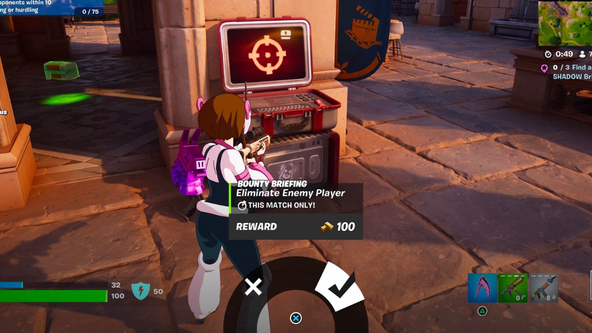 Fortnite Chapter 5 Season 2 How to Find and Accept 3 SHADOW Briefings