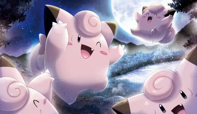 An official TCG illustration of Clefairy.