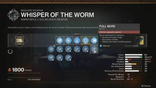 Whisper of the Worm Destiny 2