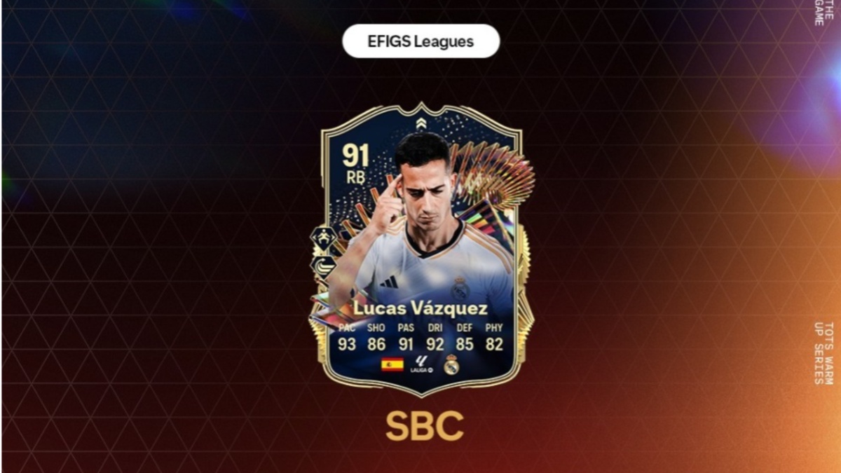 EA FC 24 Lucas Vazquez TOTS SBC