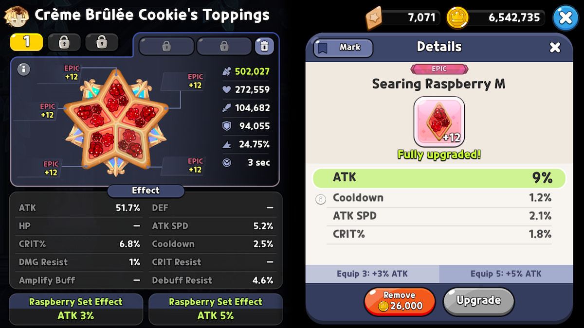 Searing Raspberry Toppings The Ultimate Toppings Guide for Every Cookie in Cookie Run Kingdom ...