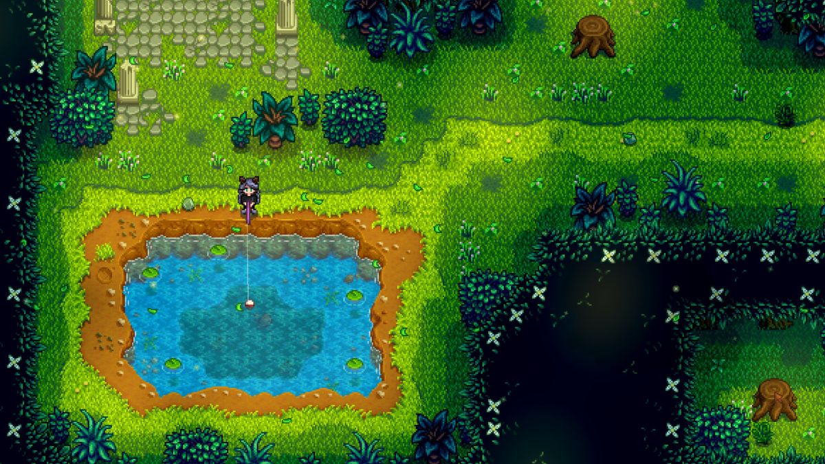 Étang des bois secrets de Stardew Valley