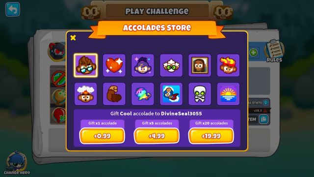 Bloons TD 6 Accolades store