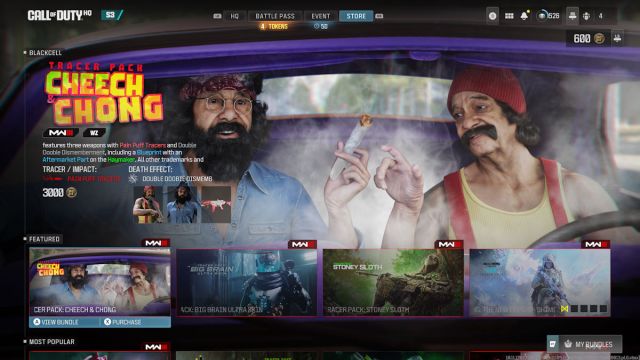Call of Duty: Modern Warfare 3 and Warzone Cheech & Chong Tracer Pack