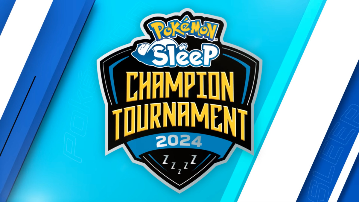 An image of the Pokemon Sleep Champion Tournament 2024 logo.