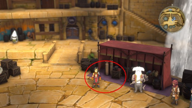 An image of Rody's usual location in Eiyuden Chronicle: Hundred Heroes.