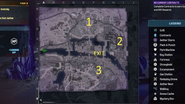 MW3 Zombies Dark Aether Rift map