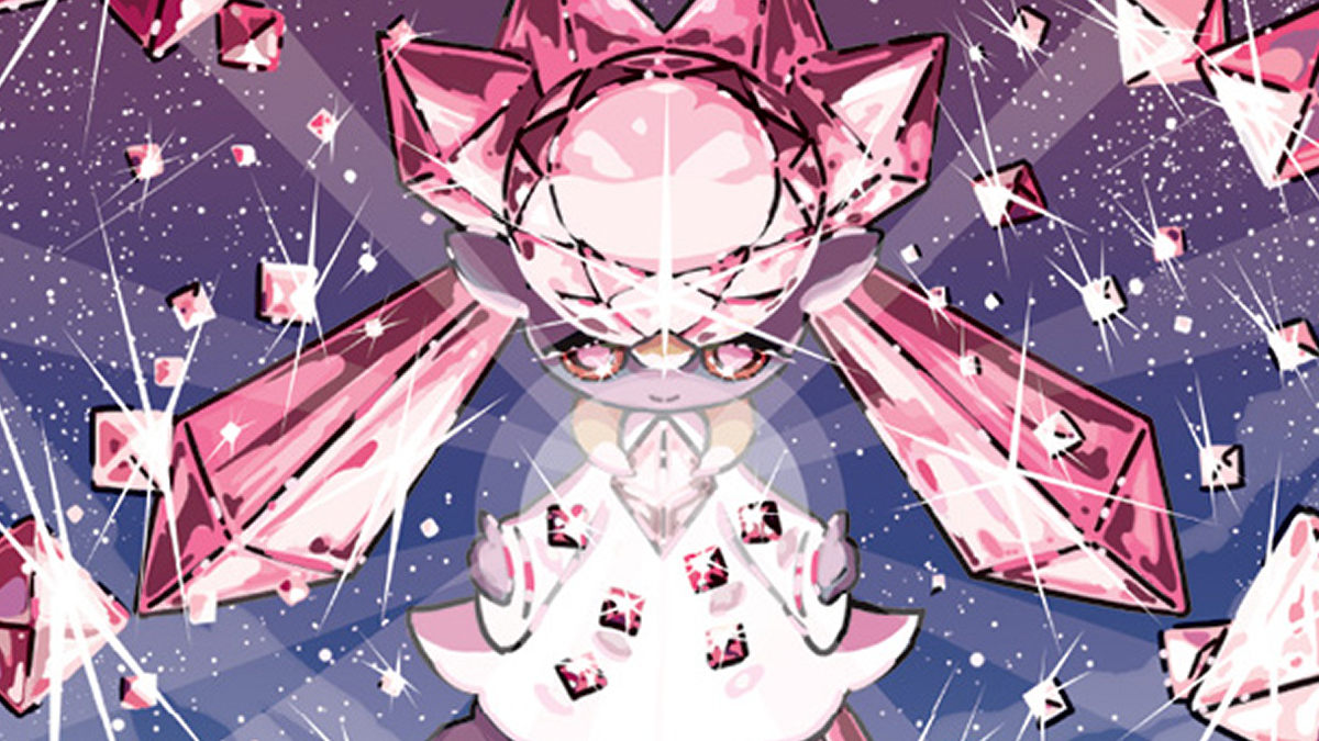 An illustration of Diancie.