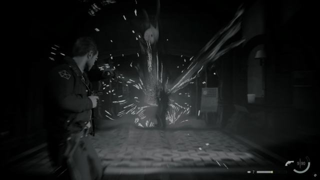 Combat in Alan Wake 2 Time Breaker