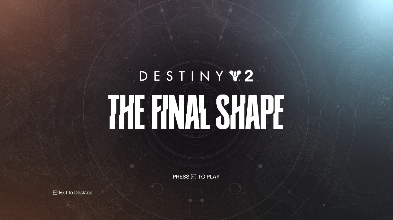 The Final Shape Loading Screen Destiny 2