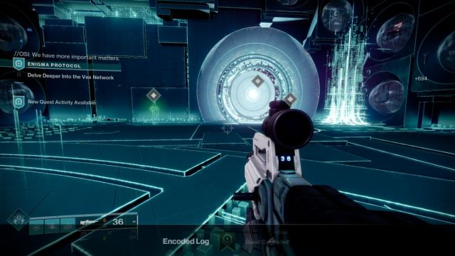 Registro codificado de Destiny 2