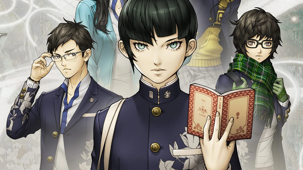 An illustration of the main characters of Shin Megami Tensei V as humans.