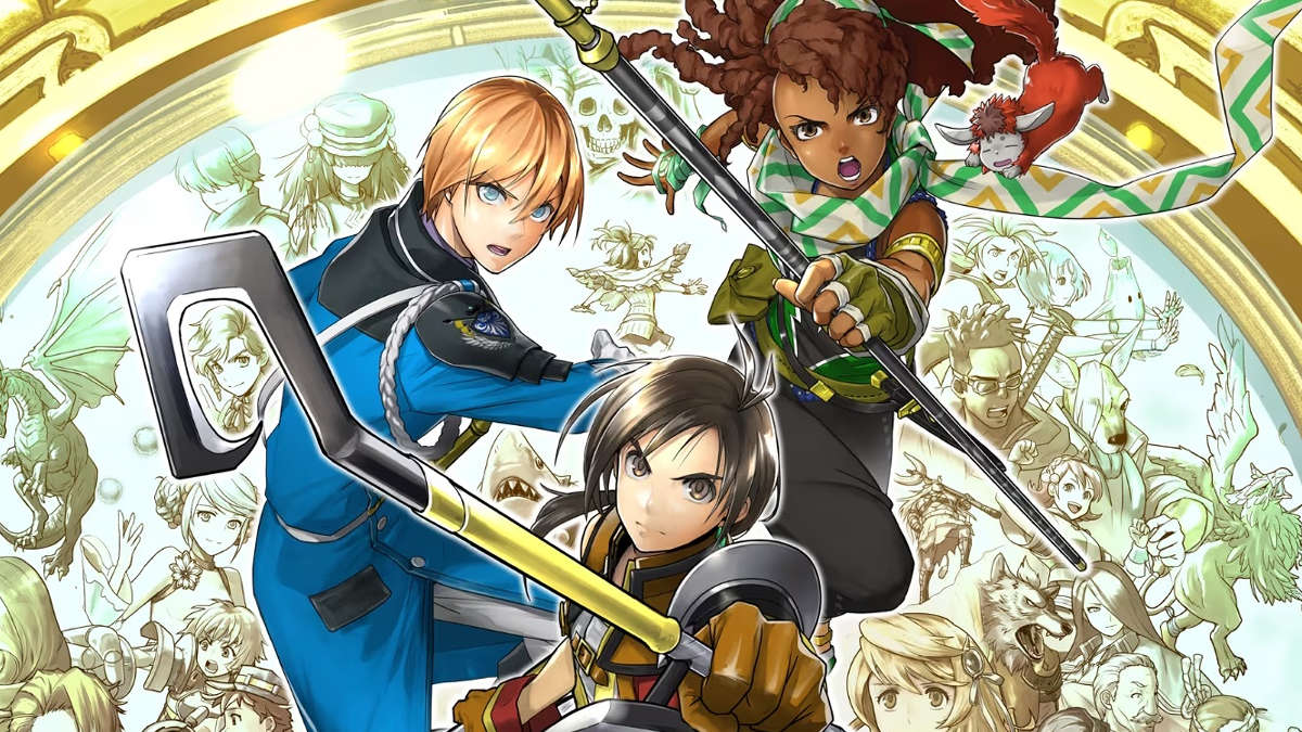 The key illustration for Eiyuden Chronicle: Hundred Heroes featuring different characters.