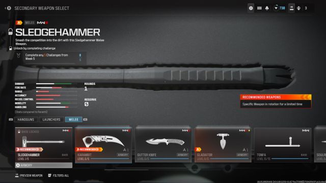 MW3 Warzone Sledgehammer