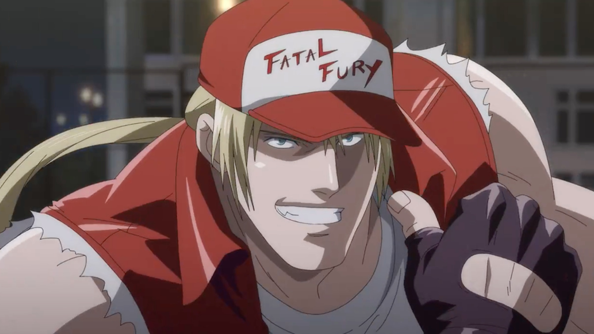 A screenshot of an anime-style Terry Bogard in Street Fighter 6.