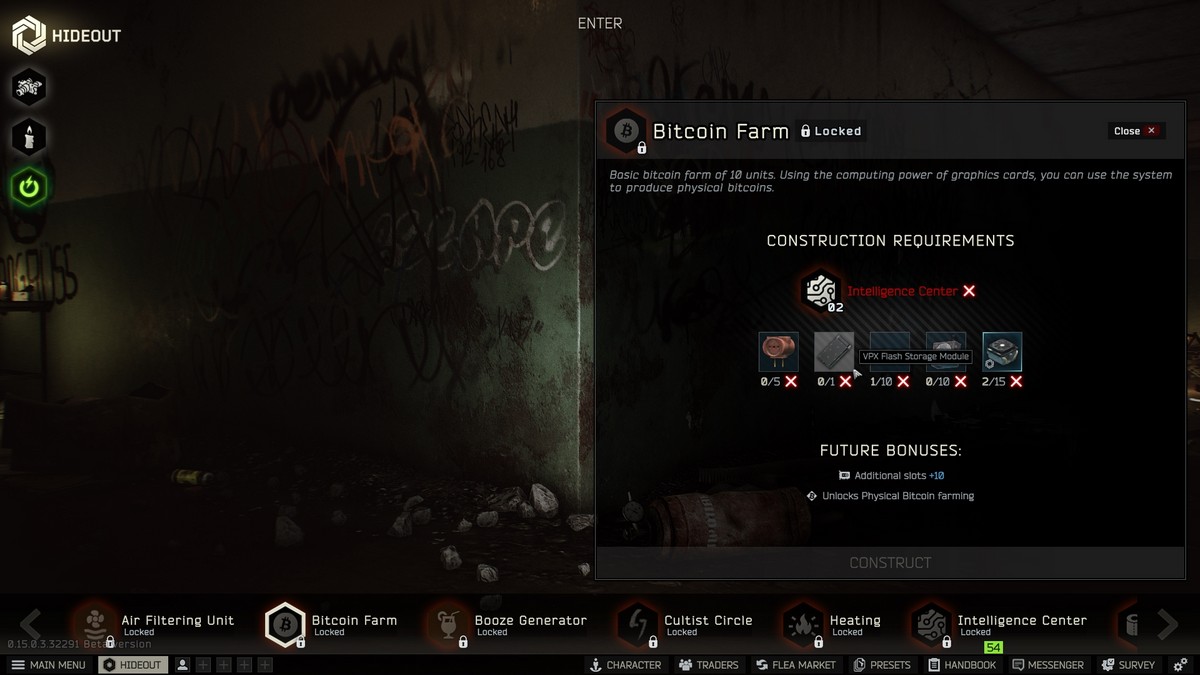 Cómo utilizar eficazmente las granjas de Bitcoin en Escape from Tarkov