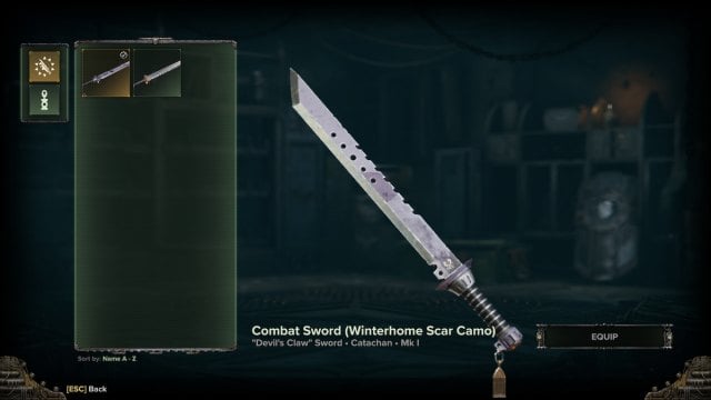 Combat Sword Camo