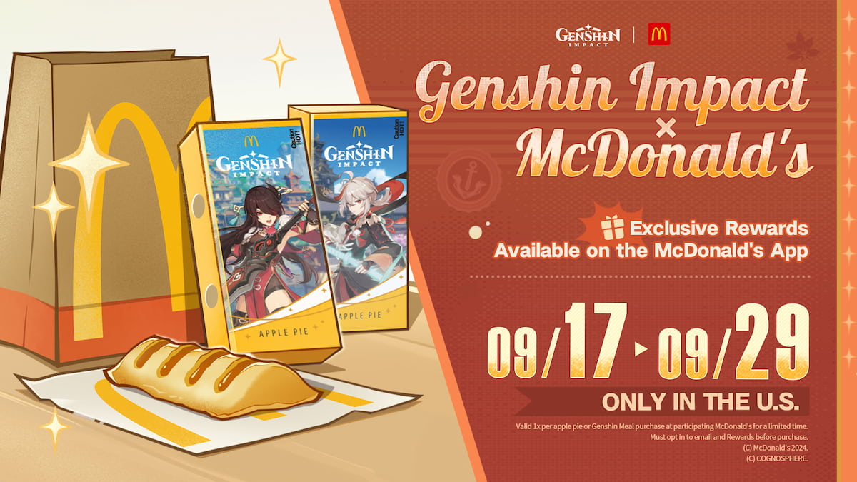 Se anuncia la colaboración de Genshin Impact y McDonald's, obtenga recompensas en el juego