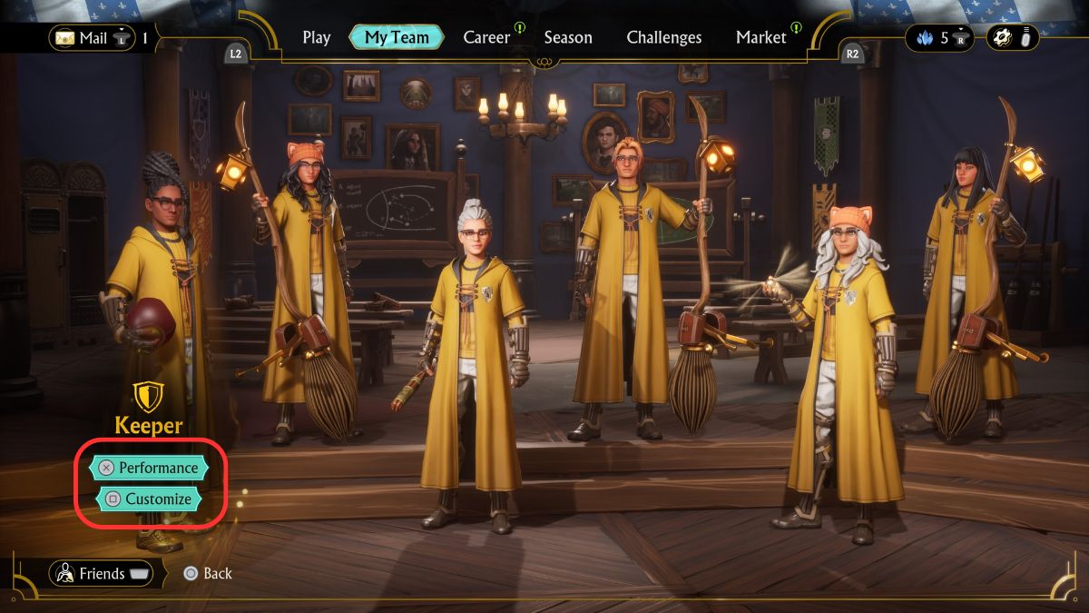 Cómo personalizar tus personajes en Harry Potter: Quidditch Champions