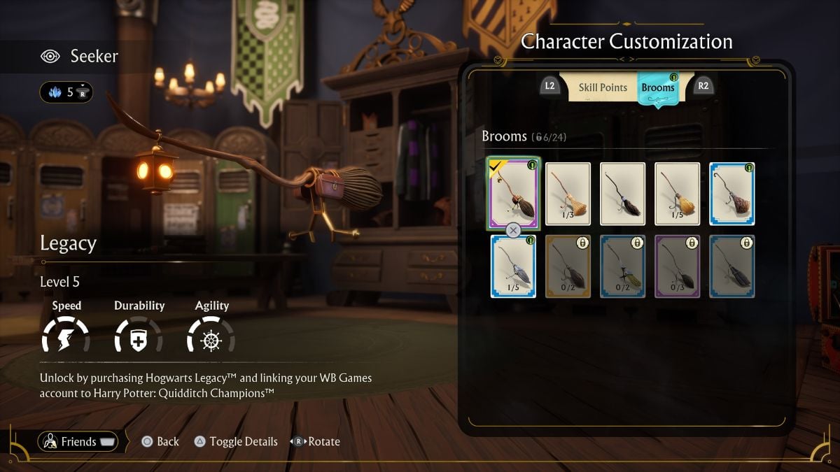 Cómo personalizar tus personajes en Harry Potter: Quidditch Champions