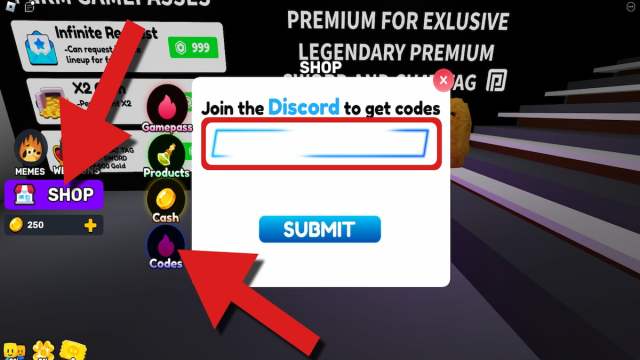 How to redeem codes in Better Meme