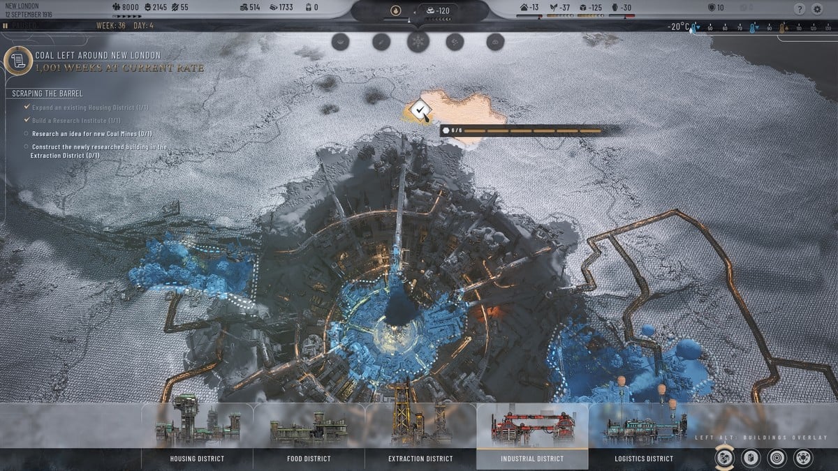 Как строить районы в Frostpunk 2