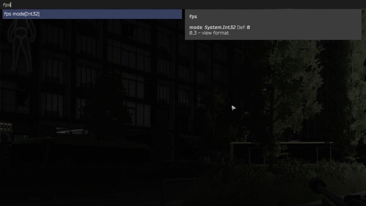 Как показать счетчик FPS в Escape from Tarkov