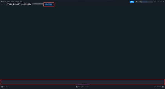 Steam Console