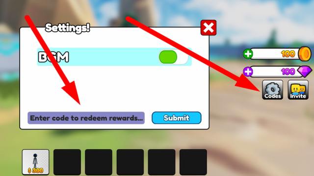 How to redeem codes in Stickman TD