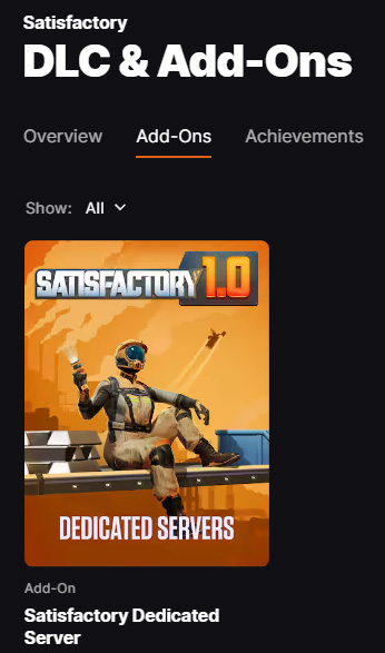 Как разместить выделенный сервер в Satisfactory 1.0