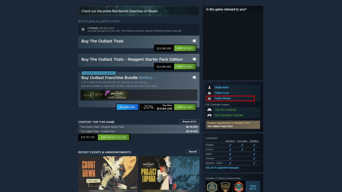 Cómo configurar la función Nuevas familias de Steam: explicado