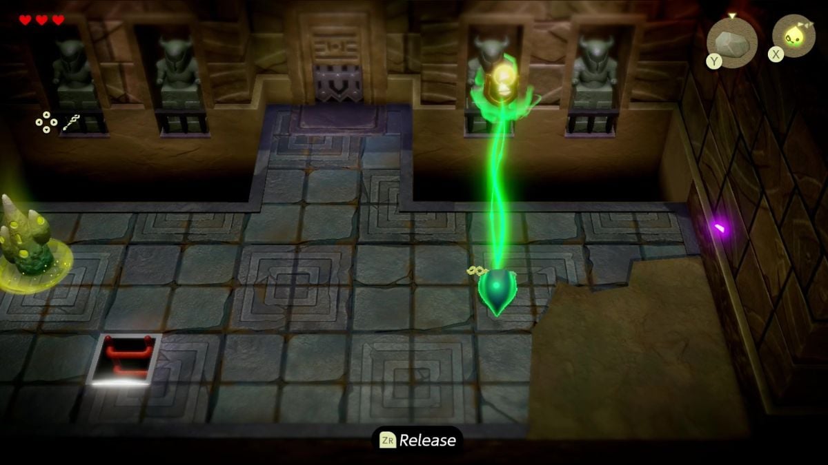 Tutorial de la mazmorra de las ruinas de Suthorn de Zelda Echoes of Wisdom