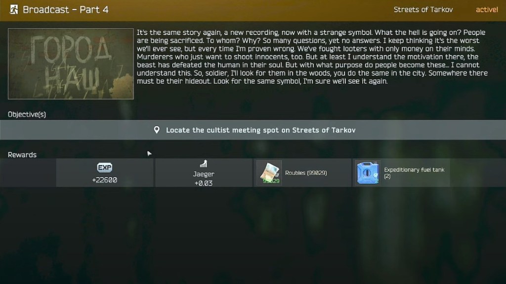 How to Finish Broadcast Part 4 in Escape from Tarkov - Prima Games