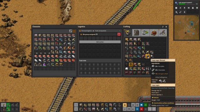 Cargo Wagon Factorio