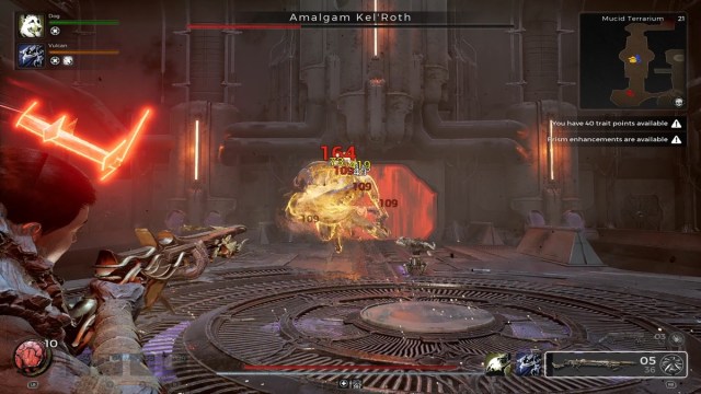 Remnant 2 Dash attack Amalgam Kel'Roth And Amalgam Relis Boss