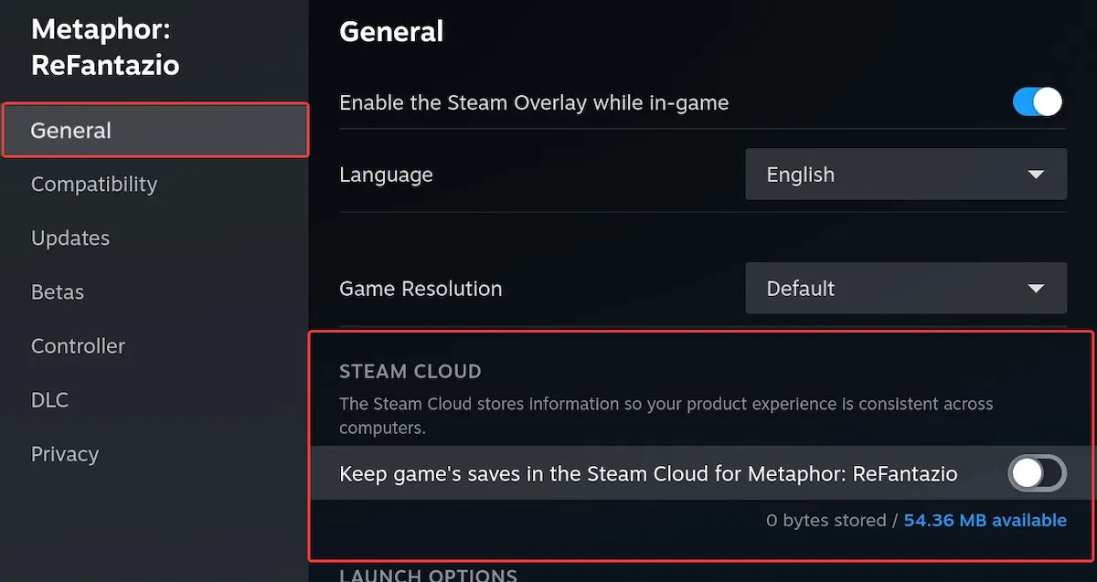 Как перенести файлы сохранения демо-версии Metaphor ReFantazio на Steam Deck