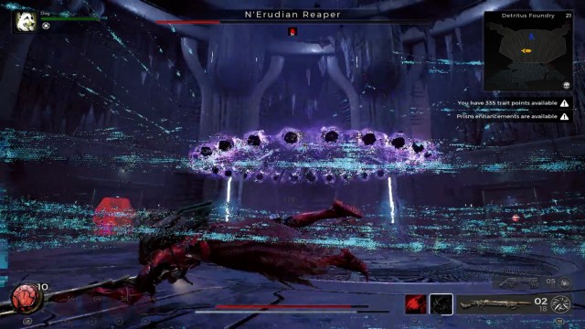 Remnant 2 - Dodging Orbs attack of N'Erudian Reaper Boss